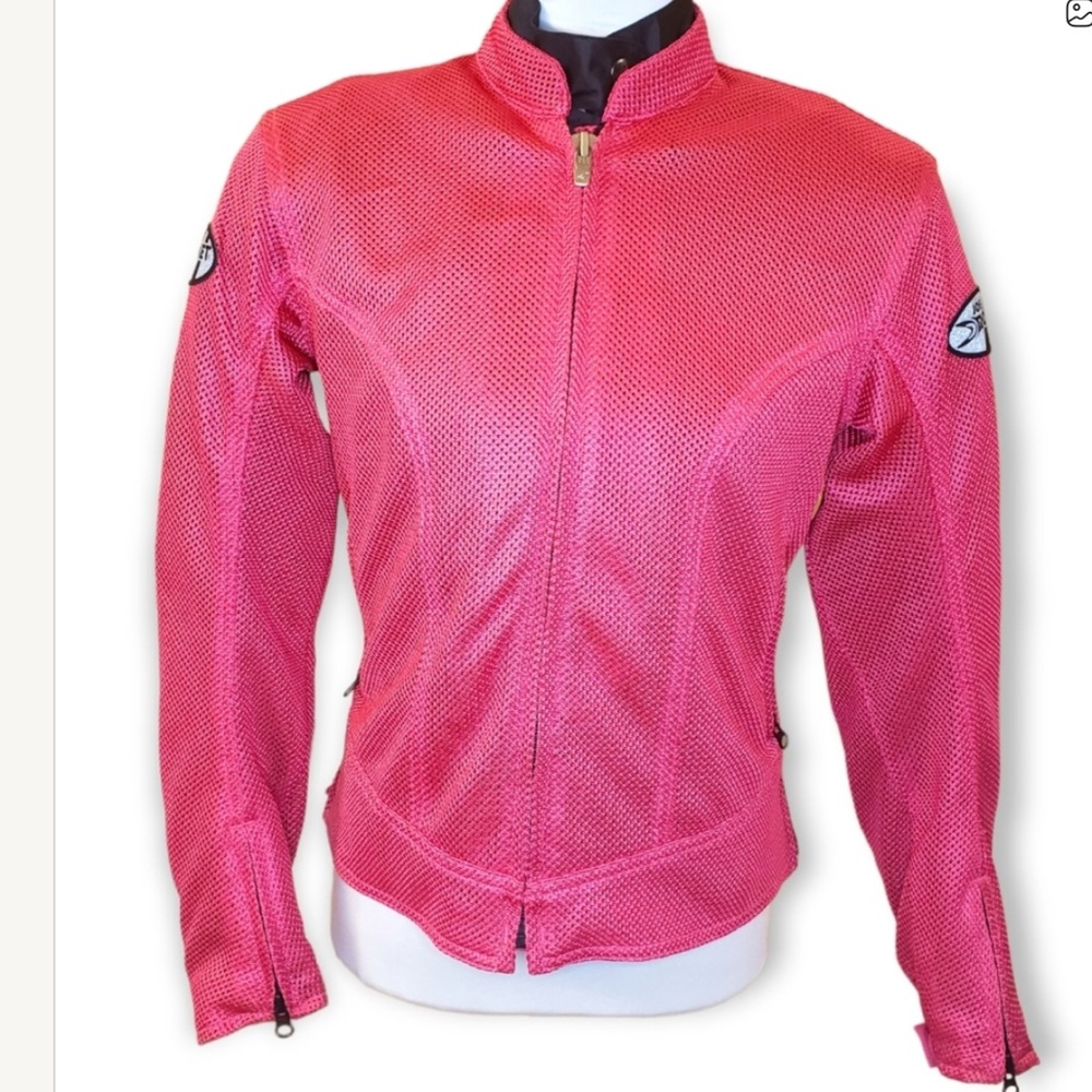 Joe Rocket Women's Mesh Motorcycle Jacket Size Small Hot Pink
